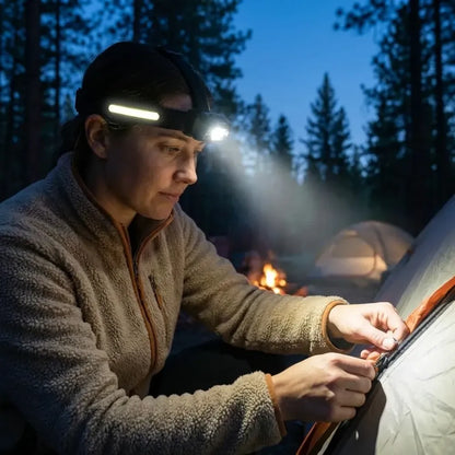 Led headlamp for camping