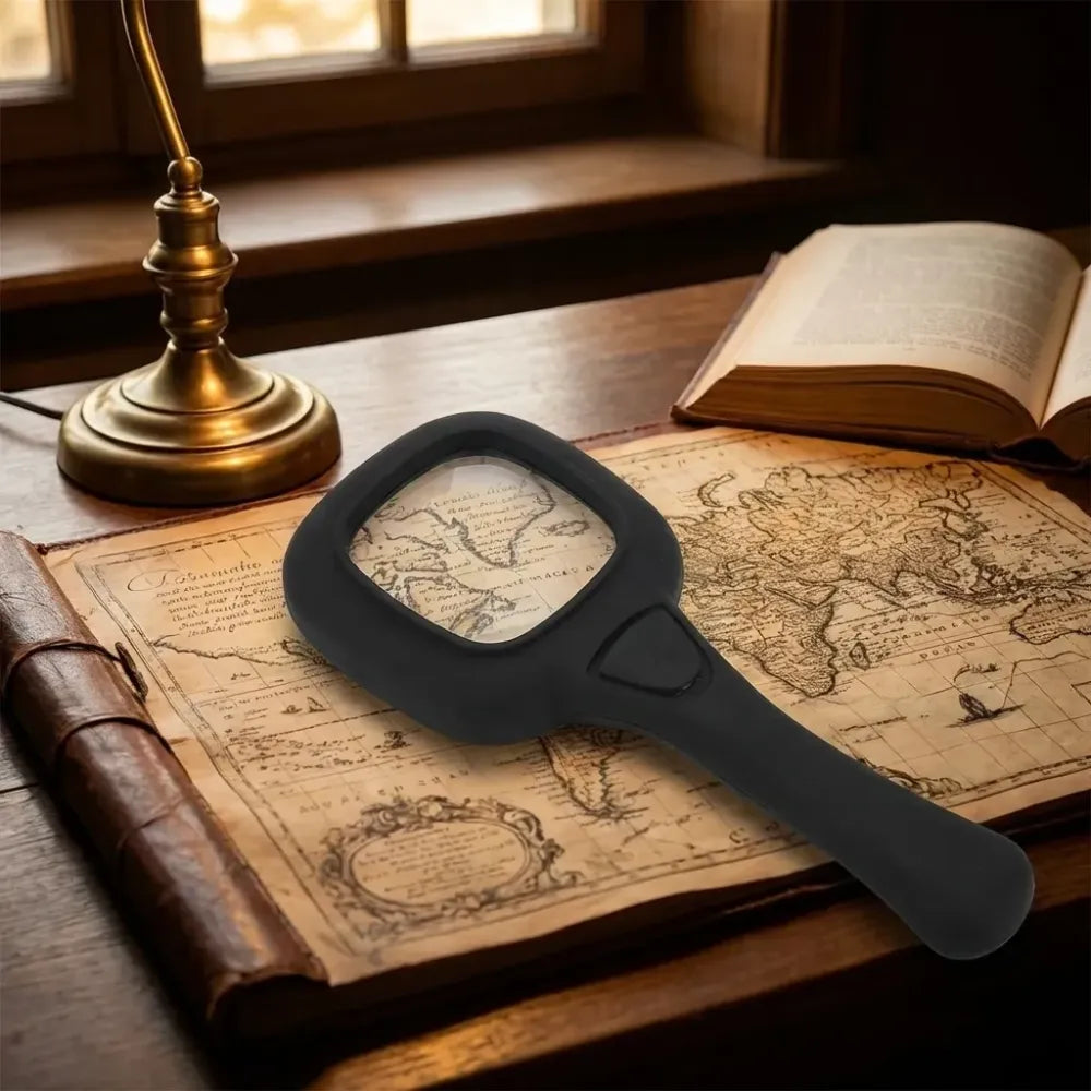 Led illuminated magnifying glass - home improvement