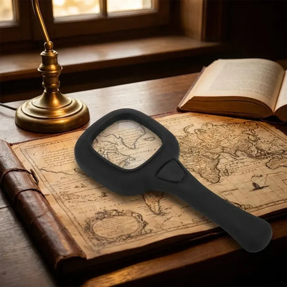 Led illuminated magnifying glass - home improvement