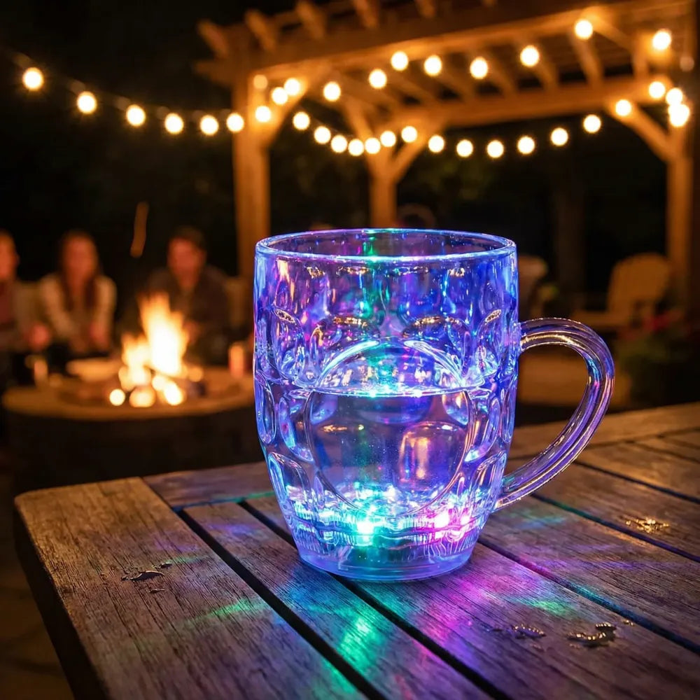 Led light-up party mug - electronics