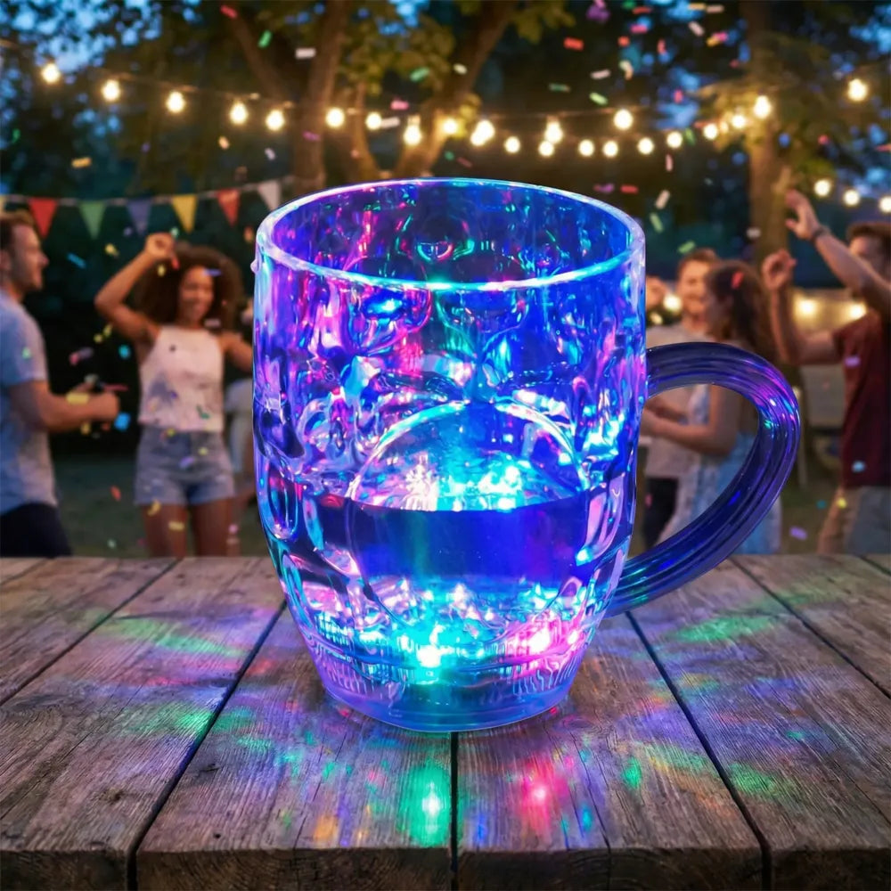 Led light-up party mug - electronics