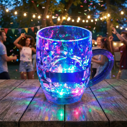 Led light-up party mug - electronics