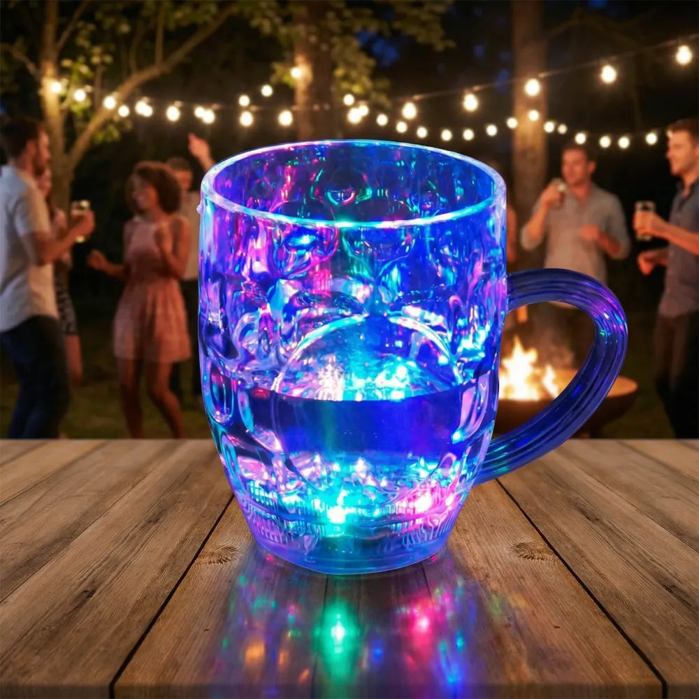 Led light-up party mug - electronics
