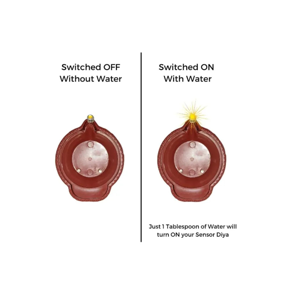Led water sensor diyas