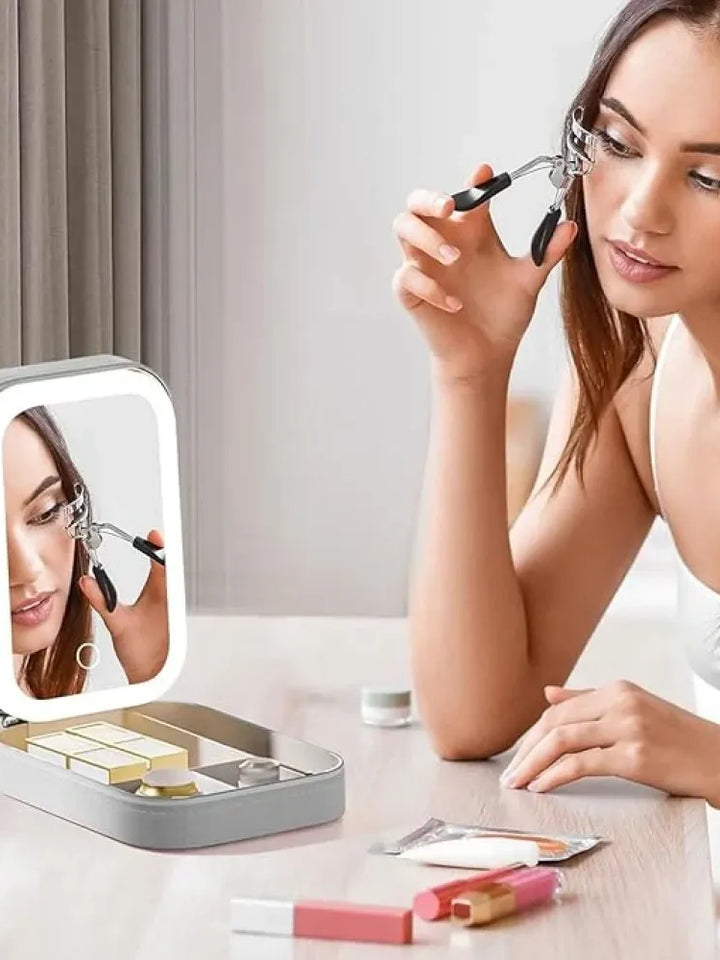 LED Mirror Jewelry Box