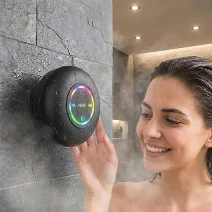 Led shower bluetooth speaker