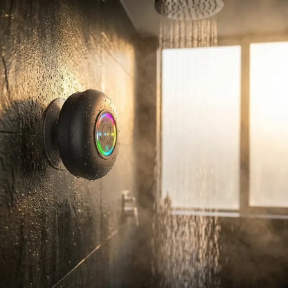 Led shower bluetooth speaker