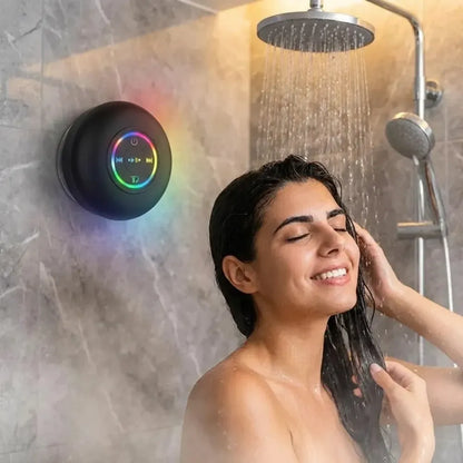Led shower bluetooth speaker