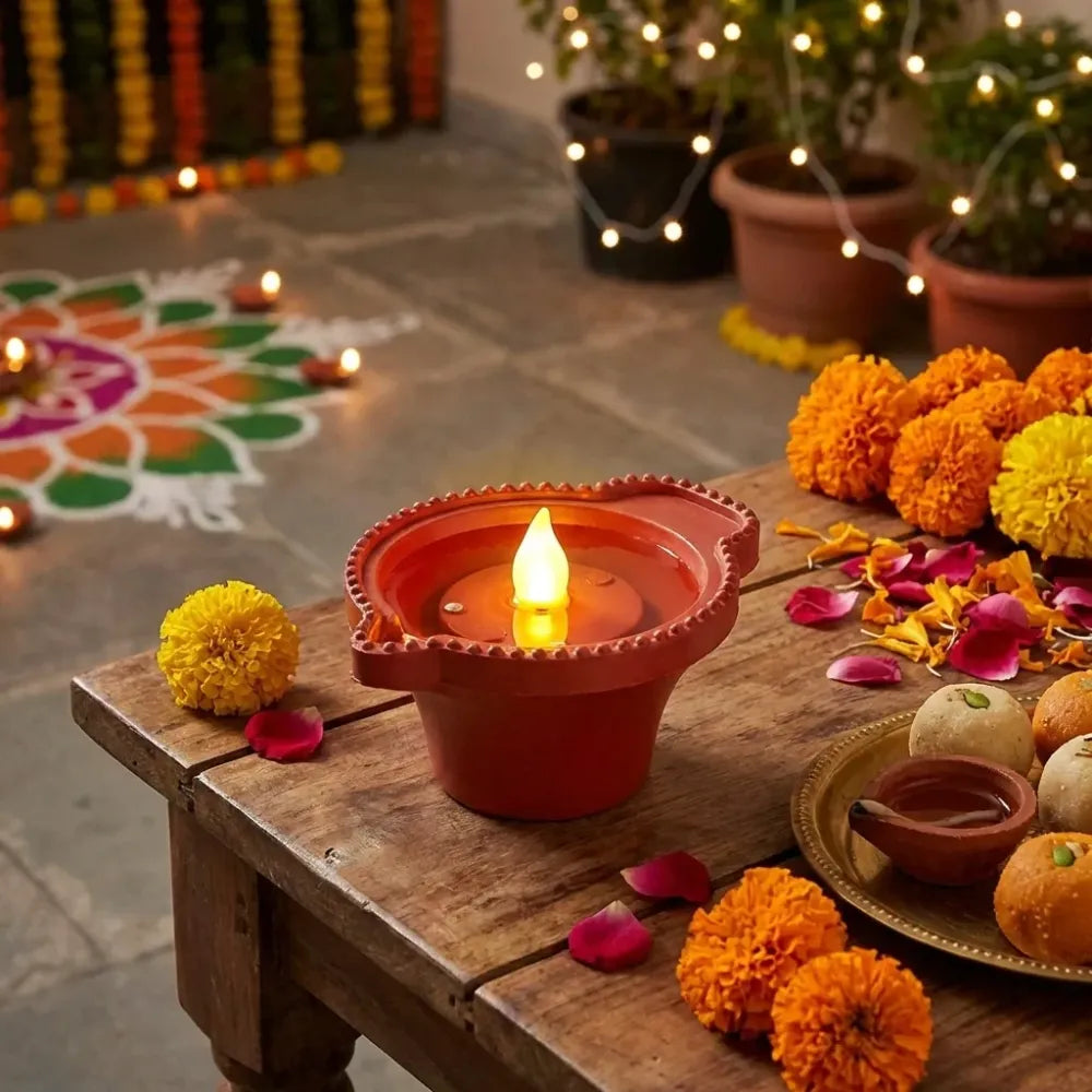 Led water sensor diyas