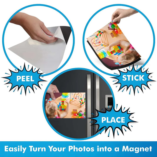 Lifekrafts magnetic adhesive sheets.