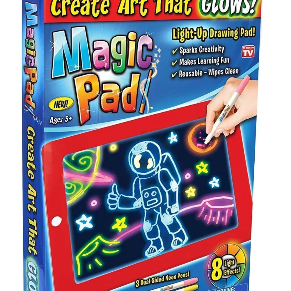 Light up led magic sketch pad