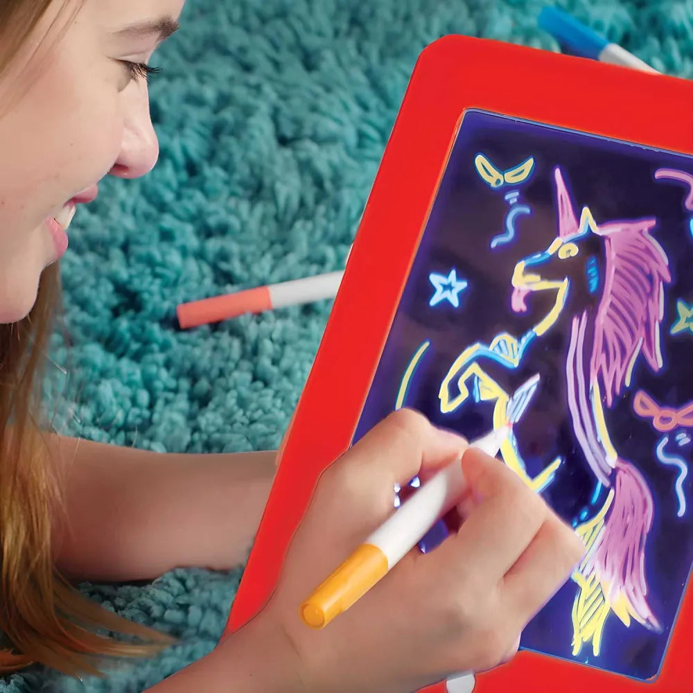 Light up led magic sketch pad