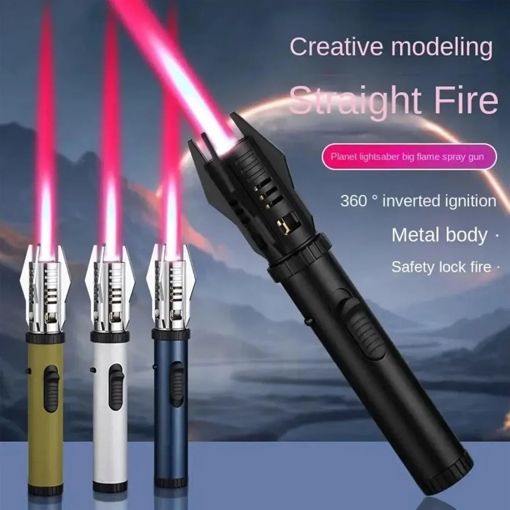 Lightsaber flame lighter