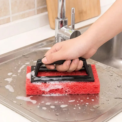 Lightweight handle scrubber brush - home & kitchen