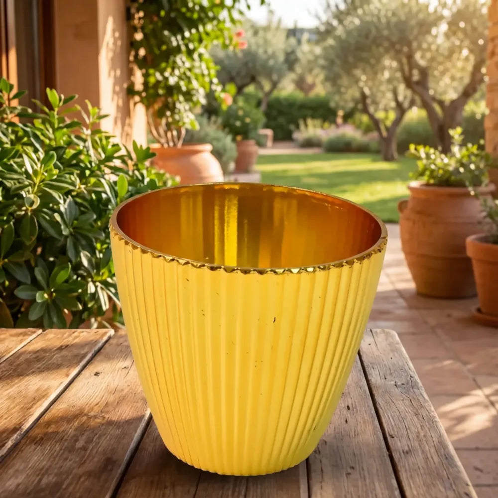 Lightweight plastic flower pot - home improvement