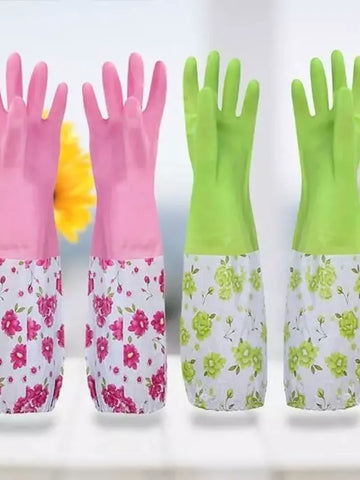 Lined Cleaning Gloves (1 Pair)