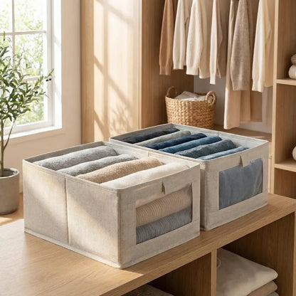 Linen storage box – pack of 2
