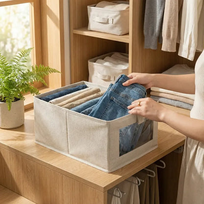 Linen storage box – pack of 2
