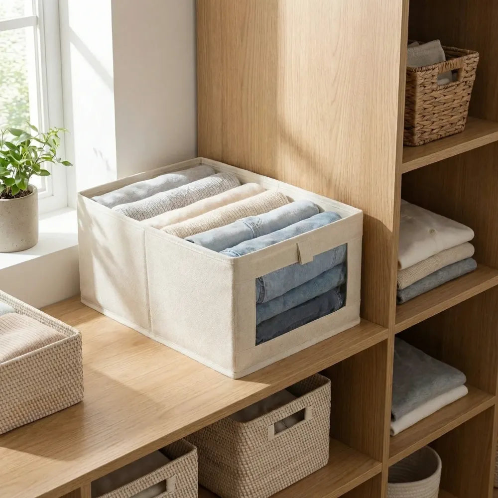 Linen storage box – pack of 2