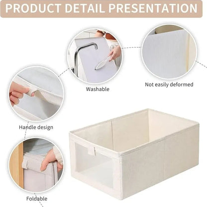 Linen storage box – pack of 2