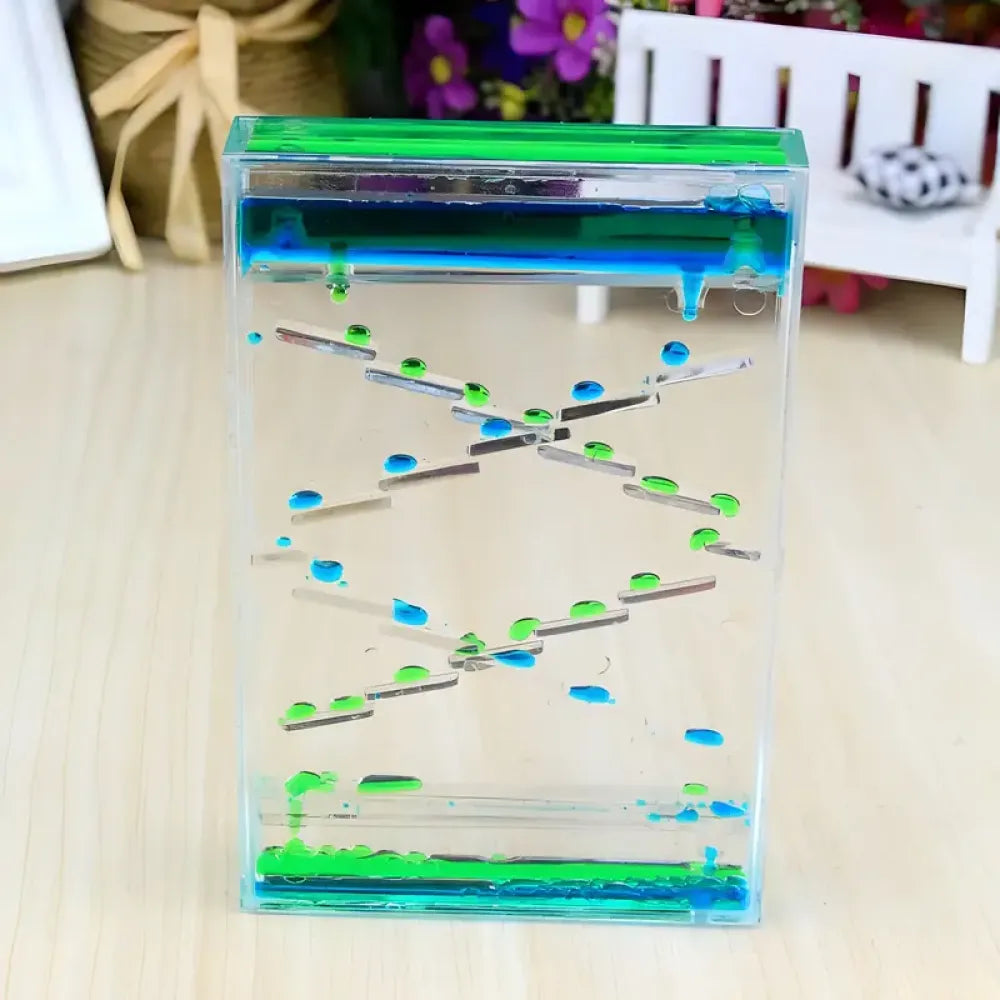 Liquid motion visual timer