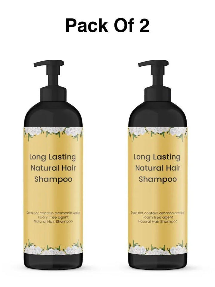 Long Lasting Natural Hair Dye Shampoo 100ML (Pack of 2)
