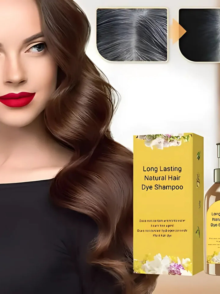 Long Lasting Natural Hair Dye Shampoo (Pack of 2)