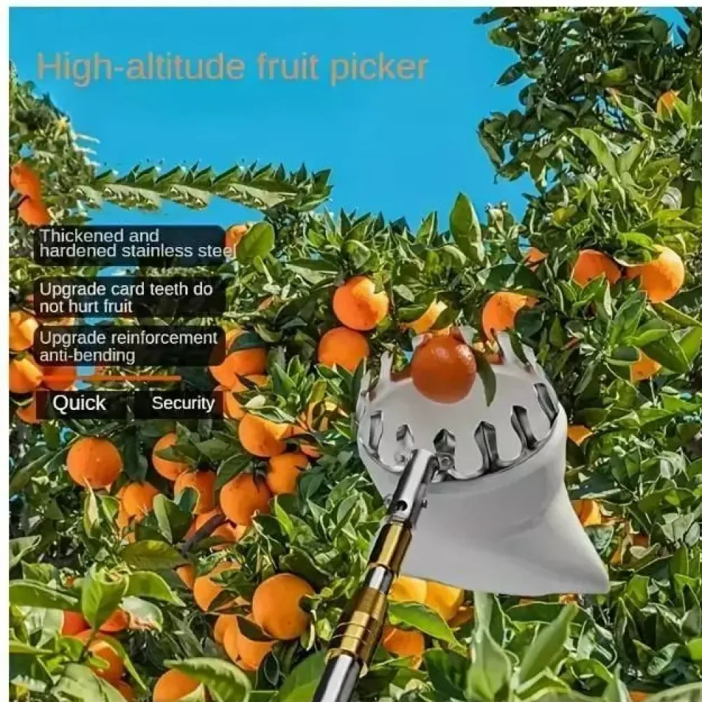 Long reach fruit picker