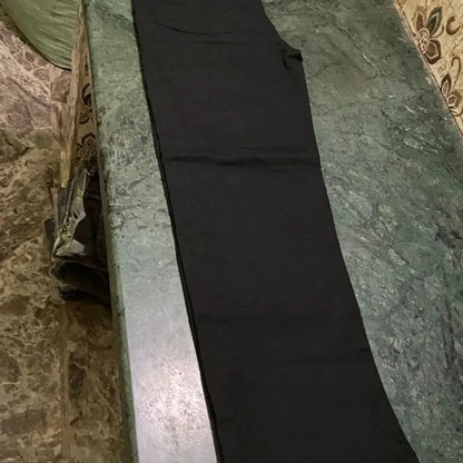 Loose fit black jeans – men