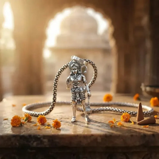 Lord hanuman pendant with chain