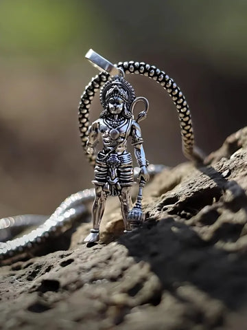 Lord Hanuman Pendant with Chain