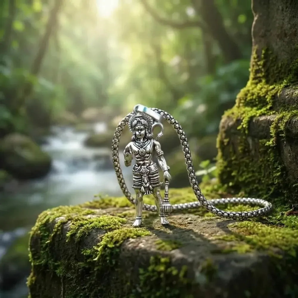 Lord hanuman pendant with chain