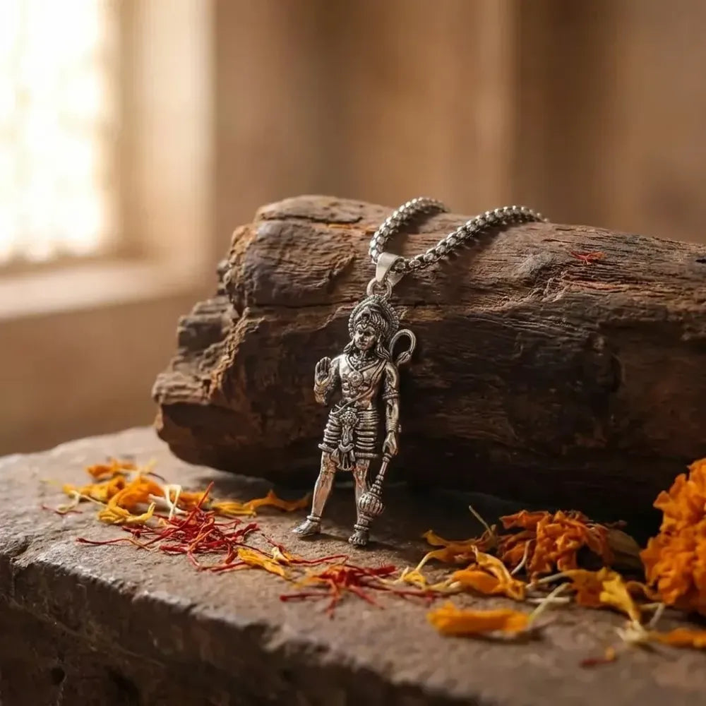 Lord hanuman pendant with chain