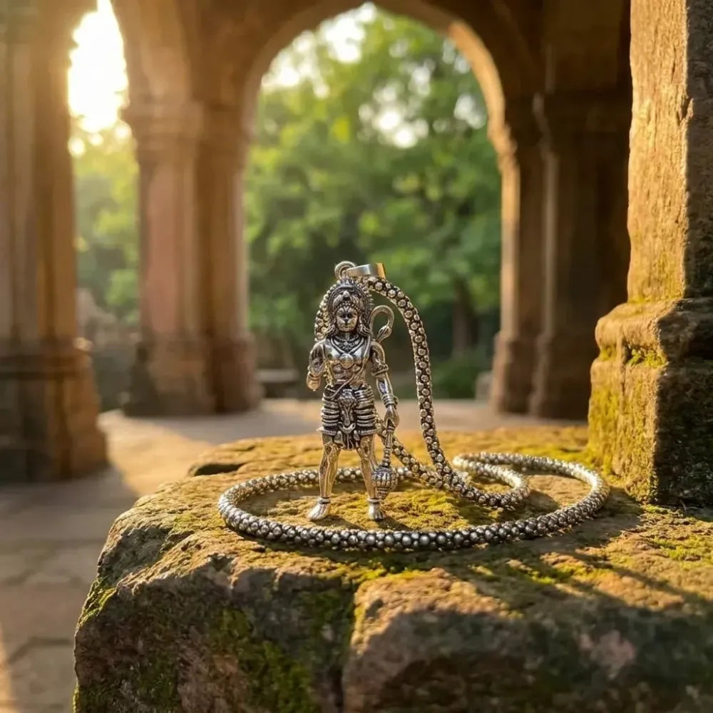 Lord hanuman pendant with chain