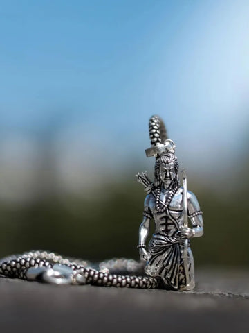 Lord Ram Pendant With Chain