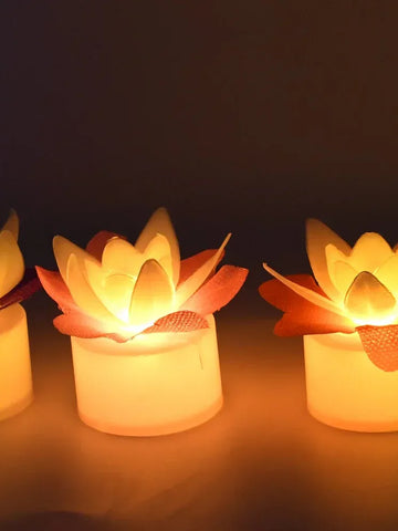 Lotus Flower Tealight Candles