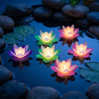 Lotus flower tealight candles - home improvement