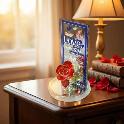 Lovely rose love showpiece – 1 pc - home improvement