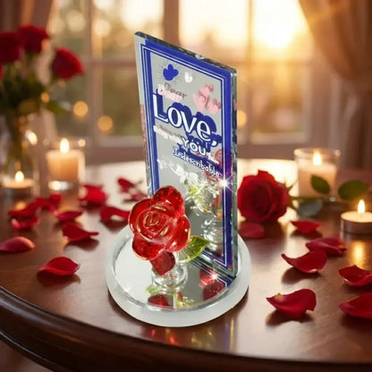 Lovely rose love showpiece – 1 pc - home improvement