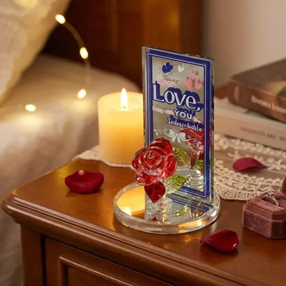 Lovely rose love showpiece – 1 pc - home improvement