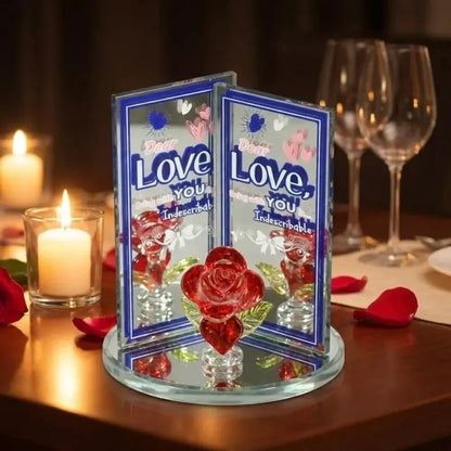 Lovely rose love showpiece – 1 pc - home improvement