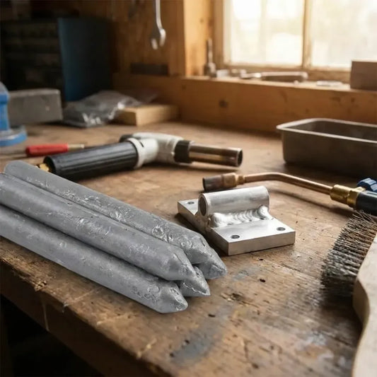 Low temperature repair welding rods