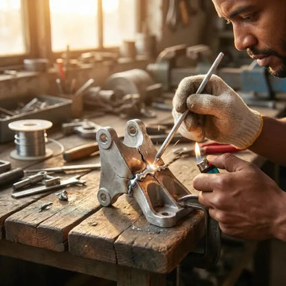 Low temperature repair welding rods