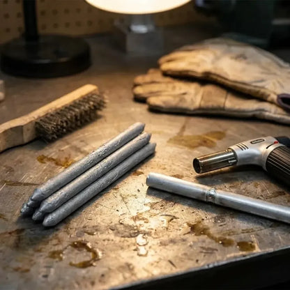 Low temperature repair welding rods
