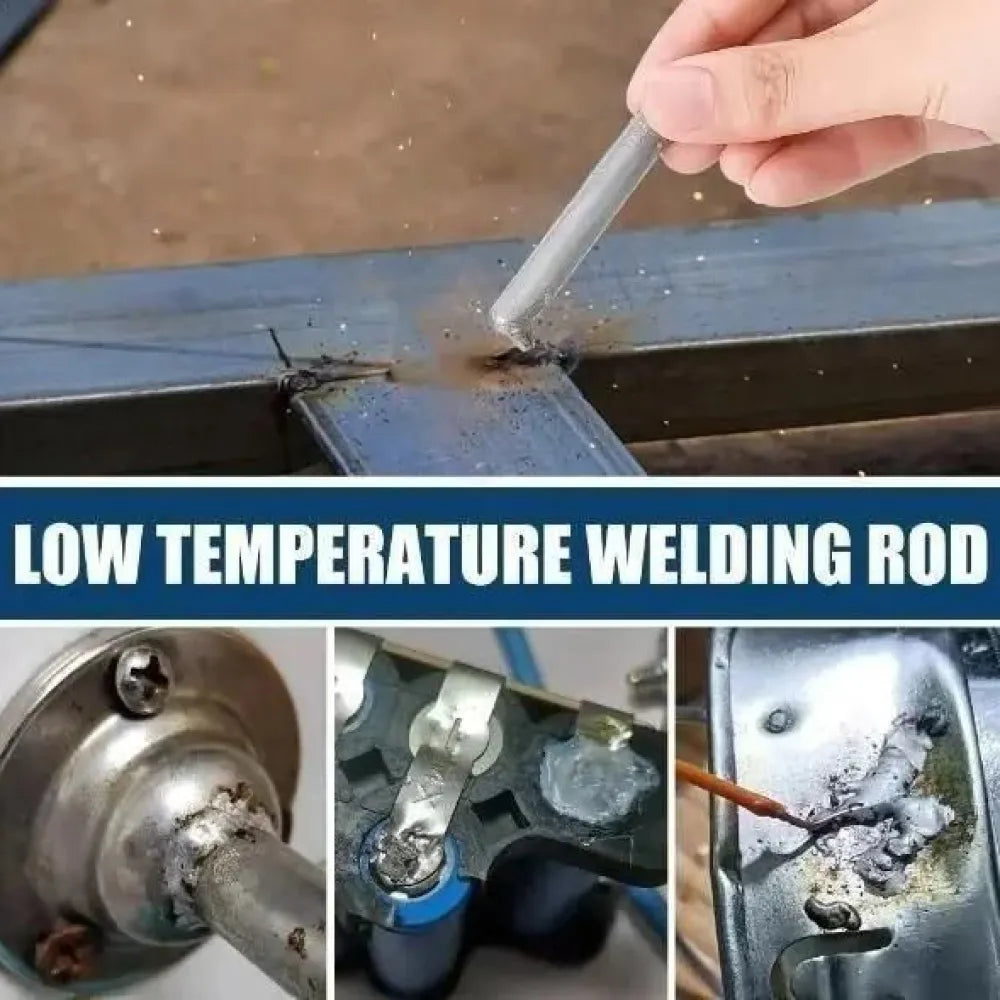 Low temperature repair welding rods