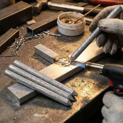 Low temperature repair welding rods