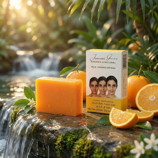 Lucacci sinche kojic skin whitening facial body soap for women & men - 100 g