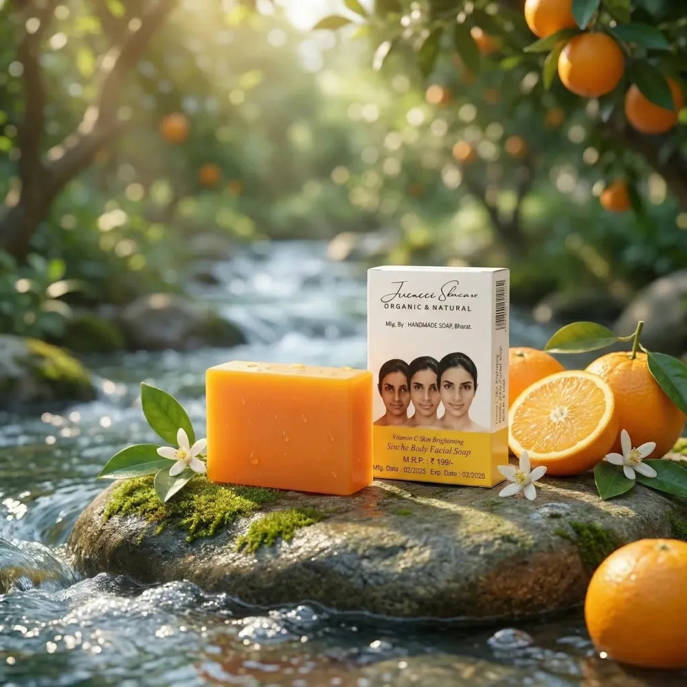 Lucacci sinche kojic skin whitening facial body soap for women & men - 100 g