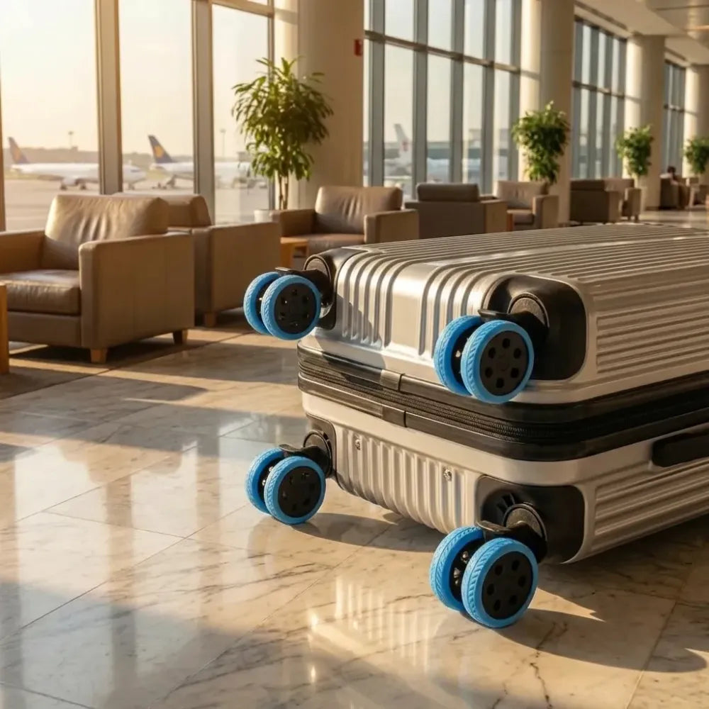Luggage compartment wheel protection cover (pack of 8)