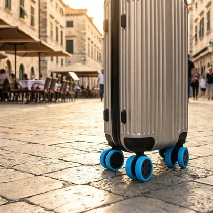 Luggage compartment wheel protection cover (pack of 8)